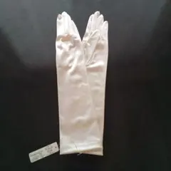 オフホワイト サテン ロンググローブ ウェディング(4)40cm