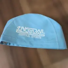 CENTRAL SPORTS セントラル　スポーツ　水泳 水色　帽子　アッパー