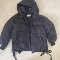 repipi armario ブラックダウンジャケット M 冬服　リボンポケット
