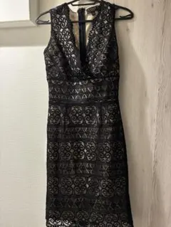 Lipsy レース膝丈ワンピース