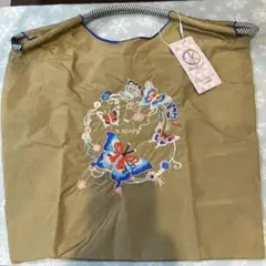 D. KELLY 蝶刺繍エコバッグ Mサイズ