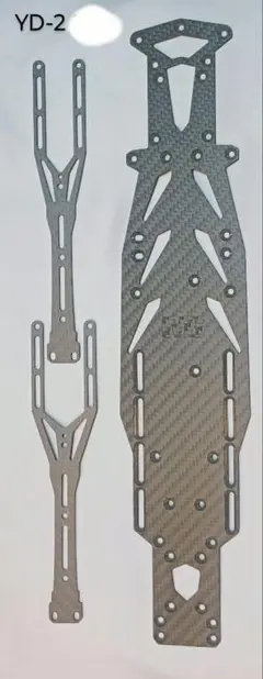 特注シルバー仕様　ヨコモ YD-2R用ナローメインシャーシ　蕨山Carbon 71OdBw7pzRL.jpg_BO30,255,255,