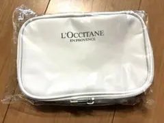 【新品未使用】L'OCCITANE ホワイトポーチ 中型