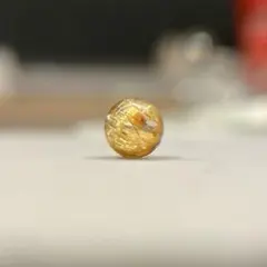 ふ*五様 【天然石ビーズ 粒売り】ゴールドルチルクォーツ 約8mm｜極上・高品質