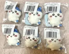 ちいかわ ハチワレだらけくじ E賞 ぬいぐるみバッジ コンプリートセットのサムネイル