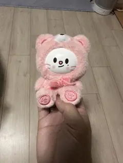 SKZOO Jiniret ぬいぐるみキーホルダー ピンク