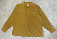 開襟シャツ 長袖