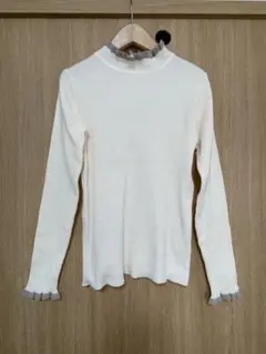 レイカズン　バイカラー　リブニット