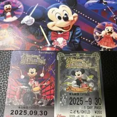 ディズニー　リゾートライン フリーきっぷ　リゾラ　ビッグバンドビート　9/30