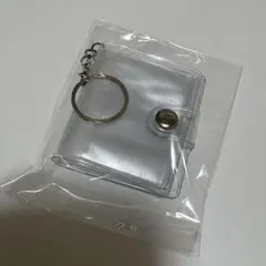 シールバインダー シール帳 ミニサイズ キーホルダー付き 透明 クリアラメ