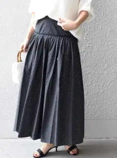 新品 SHIPS BENCH MARKING SHIRT ドットスカート