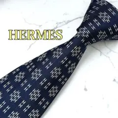 HERMES ネクタイ H柄 ファソネ ジャガード 光沢 - メルカリ