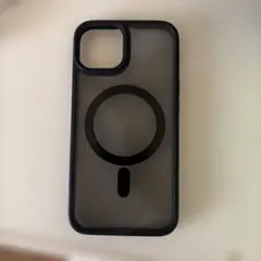 iPhone用ケース マグネット対応 ブラック