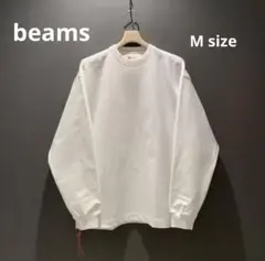 【新品】beams Japanビームス　ヘビーウェイト　ロンT 白Mのサムネイル