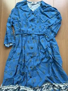 BREEZE 花柄 七分袖ワンピース 120cm