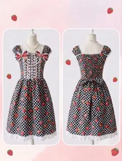 Angelic Pretty Dolly Heart ワンピース 赤 ハート柄 - メルカリ