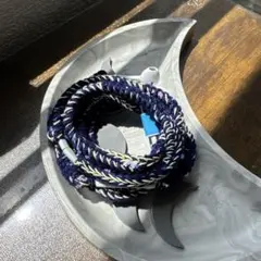 有線イヤホン Cタイプ 編み編みイヤホン 手編み　編み物 ファッション