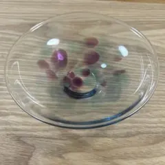 作家 ガラス作家 平茶碗 紫と水色 茶道 - メルカリ