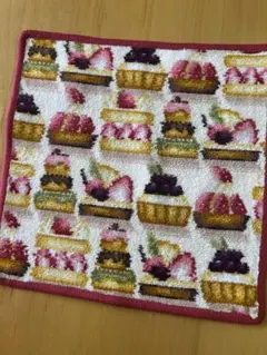 フェイラー　ケーキ　タオルハンカチ　新品未使用　B品スタンプ有