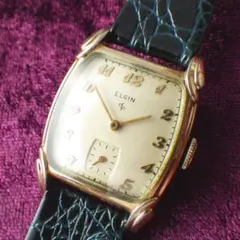 【最終値下】★【1940年代頃】エルジン USA製 10KRGP 手巻き 腕時計のサムネイル