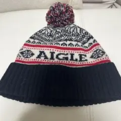 AIGLE ポンポン付きニット帽 TUのサムネイル