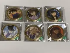 名探偵コナン 箔押し イルミネーション缶バッジ 6点