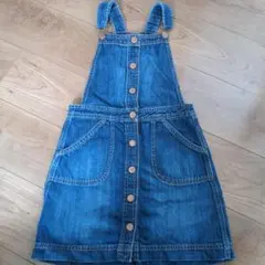 GapKids デニム ジャンバースカート Lサイズ