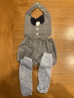 Leapepe ベビーセレモニー　スタイ　ズボン　レッグウォーマー付