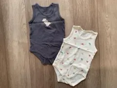 恐竜ロンパース 2点セット タンクトップ 70cm