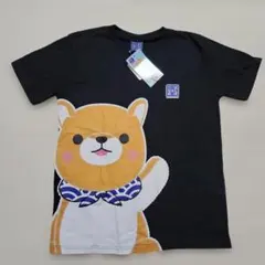 新品未使用【豆しば三兄弟】豆しばアニマルロゴ　プリントTシャツ　M