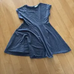 ROPÉ PICNIC 半袖ひざ丈ワンピース 38 グレー