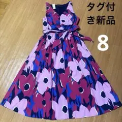 BANANA REPUBLIC フラワープリント ワンピース サイズ8未使用品。