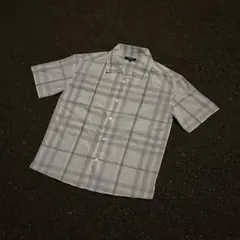 BURBERRY LONDON 刺繍ロゴ 半袖シャツ バーバリー チェックのサムネイル
