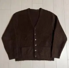 50s 60s モヘア モヘアカーディガン ブラウン 茶色 vintage