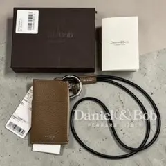 新品】2.5万 ダニエル&ボブ ネックウォレット 本革 オリーブ