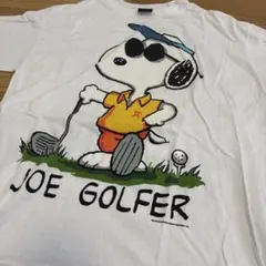90s USA製　スヌーピー　袖裾シングル　Tシャツ　両面プリント