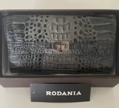 RODANIA カイマン　本革　長財布　（株）サンブランド　ネイビー