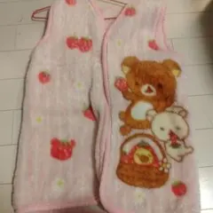 いちご柄クマデザインスリーパー