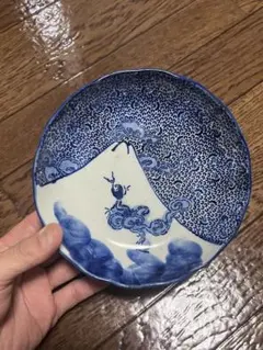 古染付 小壷 小壺 麒麟 香炉 初期伊万里 李朝 民藝 民芸