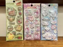 【海外正規品】サンリオ　シナモロール　マイメロ　ポチャッコ　ウォーターシール