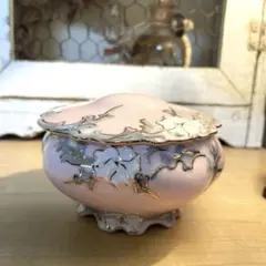 ショドフ ホドフ H&C ピンクポーセリン 金彩 小物入れ