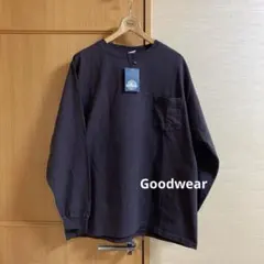 新品　Goodwear　グッドウェア　ポケット ロングスリーブTシャツ　USA製のサムネイル