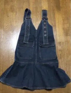 デニム ジャンパースカート