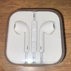 Apple iPhone 純正　正規品　有線イヤホン　ケース付き