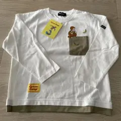 《新品タグ付》 長袖カットソー 110cm ホワイト