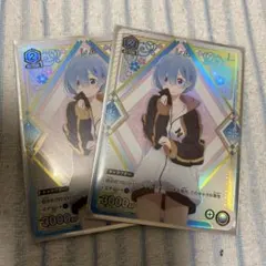 リゼロ レム R⭐︎ Rパラレル スタートデッキ プロモ 2枚セット