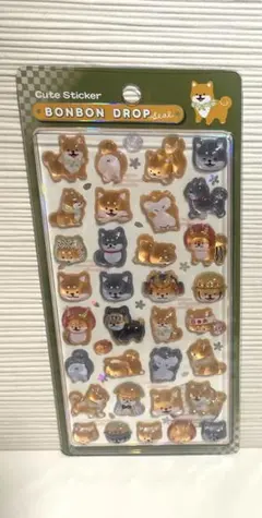 T*i様 ボンボンドロップシール 新品未開封 クーリア 正規品 和柄 柴犬 犬