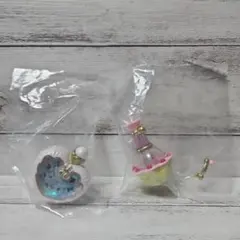 ガチャガチャ　おジャ魔女どれみ　フィギュア?　2個セット　詳細不明