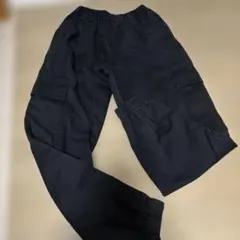 GU ブラック カーゴパンツ