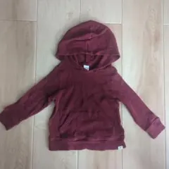 GAP ワッフルパーカー ボルドー